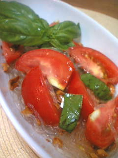 ＊トマトとピーナッツ＊の春雨サラダの写真