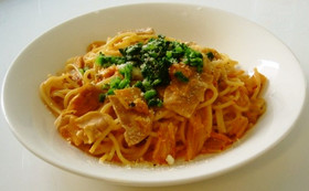 キムチでクリームパスタ☆