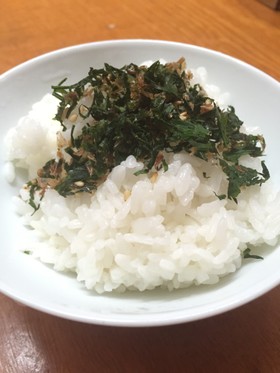 葉にんじんのふりかけ。