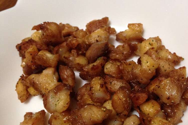 簡単フライパンで焼くだけ 鶏の軟骨揚げ レシピ 作り方 By どんぐりぱん クックパッド 簡単おいしいみんなのレシピが368万品
