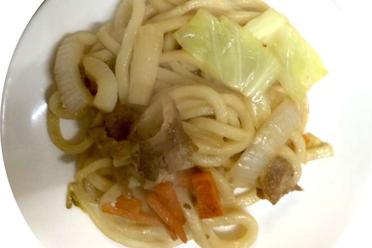 焼うどん めんつゆ未使用 レシピ 作り方 By 料理 侍 クックパッド