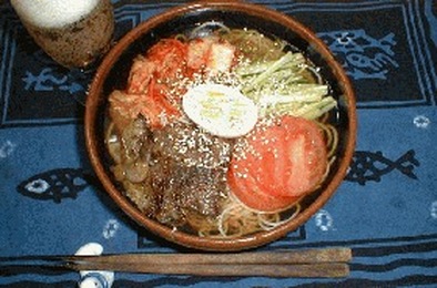 韓国風冷麺の写真