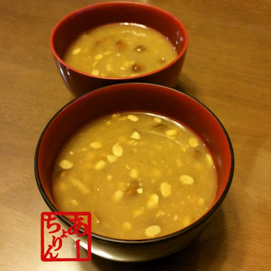 【簡単】なめこと納豆のお味噌汁の写真