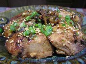 ブリの韓国風照り焼き
