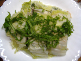 簡単!重宝、白菜の重ね蒸し!