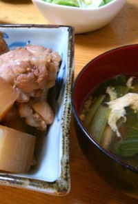 【シャトルシェフ】手羽元煮物&春雨スープ