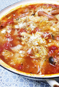 ピリ辛トマト鍋