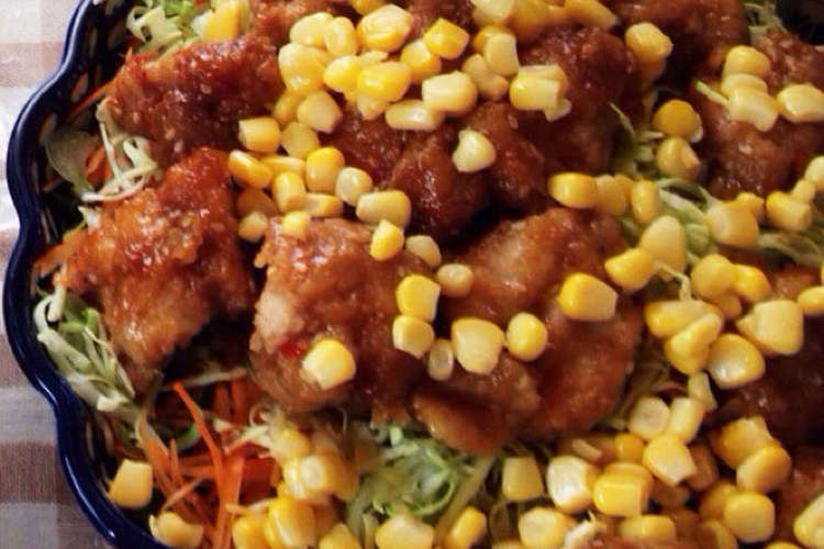 甘辛チキンのサラスパ セブンイレブン レシピ 作り方 By Teppeace クックパッド 簡単おいしいみんなのレシピが353万品