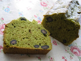和なおやつ 抹茶のパウンドケーキ