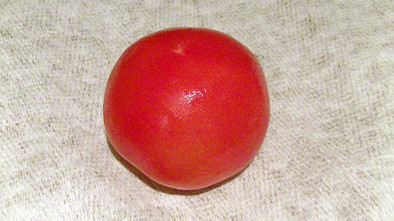 母直伝・・・トマトの湯むきの写真