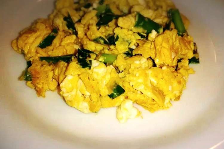 超簡単にら入りいり卵 ポン酢で美味しい レシピ 作り方 By Ratto450 クックパッド 簡単おいしいみんなのレシピが371万品