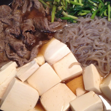 牛肉と豆腐の中華スープ煮