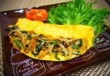 ベトナム料理　バインセオ風オムレツの画像