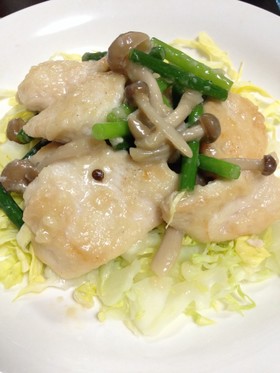 塩麹だけでウマウマ♡胸肉炒め♪♪