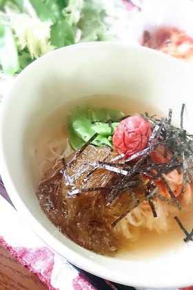 ~もずくたっぷり爽やか冷麺~