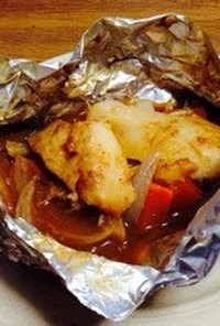 フライパンで簡単！魚の味噌マヨホイル焼き