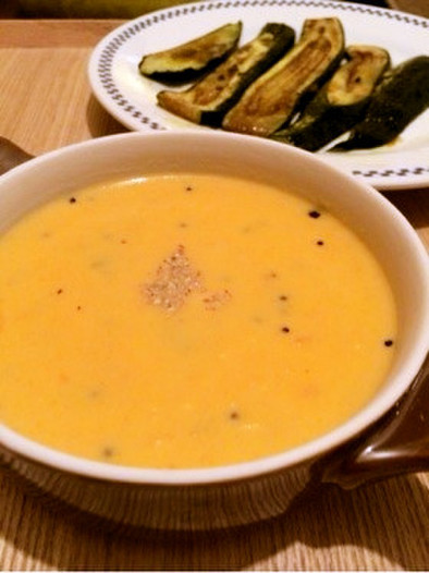 キャロットジンジャースープの写真
