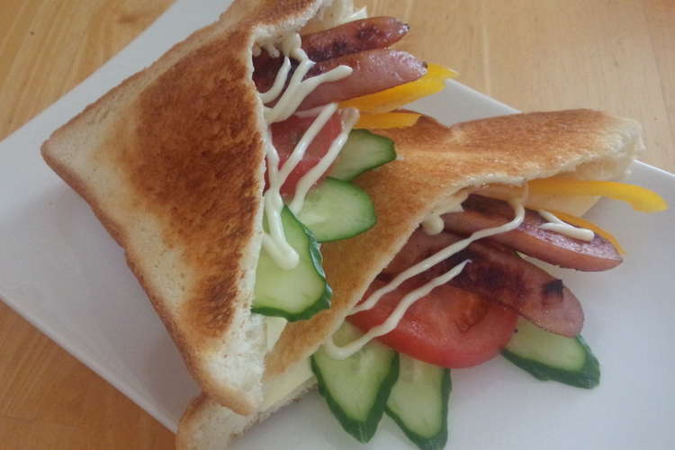簡単ランチ 食パンピタパン レシピ 作り方 By さとたん クックパッド 簡単おいしいみんなのレシピが360万品
