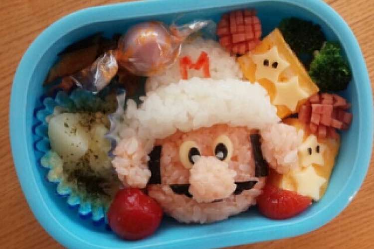簡単 キャラ弁 ファイアマリオ レシピ 作り方 By かぁな クックパッド 簡単おいしいみんなのレシピが354万品