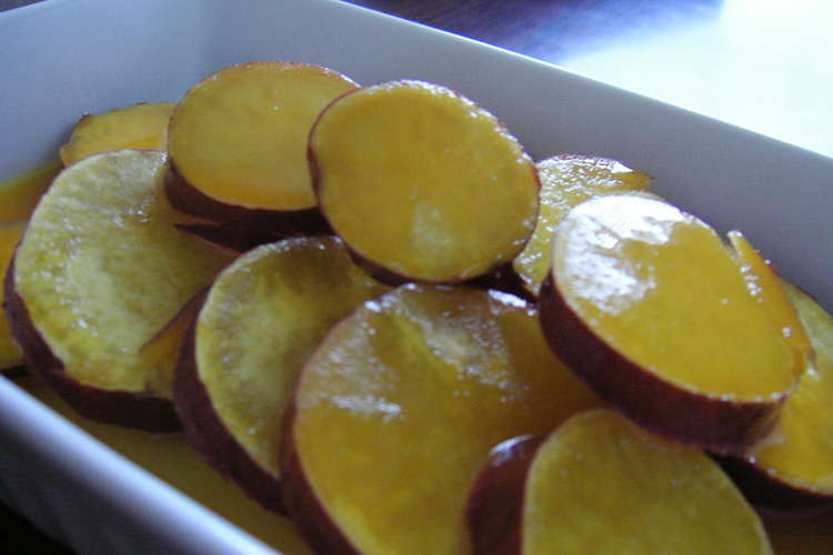 さつまいも オレンジジュース煮 レシピ 作り方 By まいごのひつじ クックパッド 簡単おいしいみんなのレシピが358万品