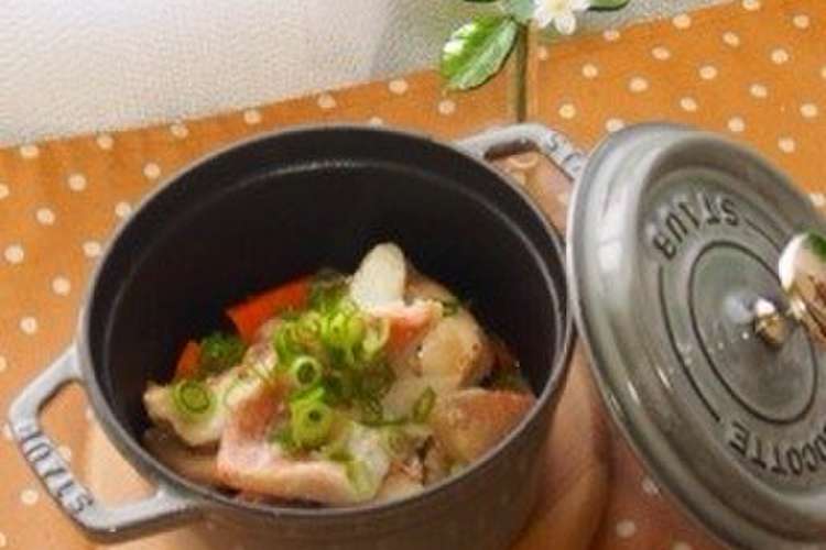 ストウブで 粕漬け赤魚の野菜蒸し レシピ 作り方 By らみ クックパッド