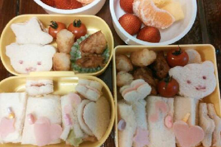 簡単 子供のお弁当 サンドイッチ レシピ 作り方 By Akki クックパッド