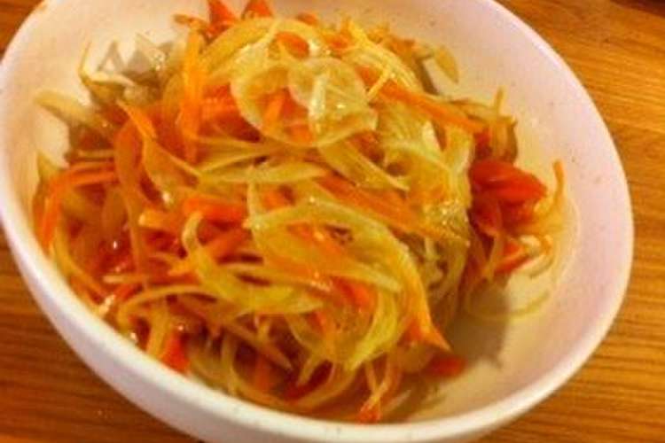 新玉ねぎとにんじんの中華風サラダ レシピ 作り方 By Konomugi クックパッド 簡単おいしいみんなのレシピが376万品