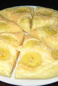 バナナの香りがたまらないパンケーキ