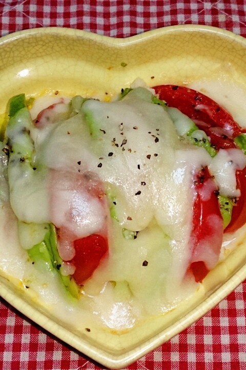 ♡アボガドトマトのチーズ焼き♡の画像
