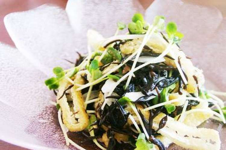 こんがりお揚げとひじきの和風サラダ レシピ 作り方 By うさぎのシーマ クックパッド 簡単おいしいみんなのレシピが359万品