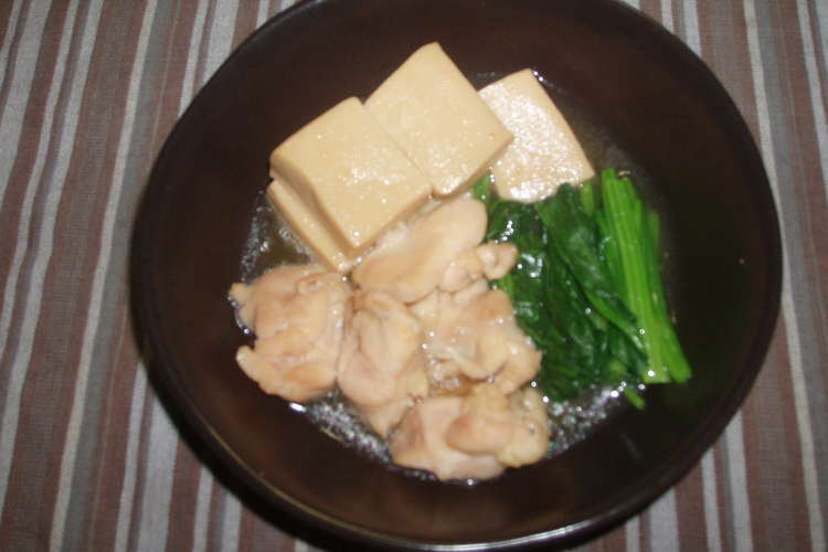 簡単 高野豆腐と鶏肉の治部煮 レシピ 作り方 By るえるえ クックパッド 簡単おいしいみんなのレシピが356万品
