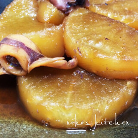 簡単&絶品♡イカと大根の煮物♪