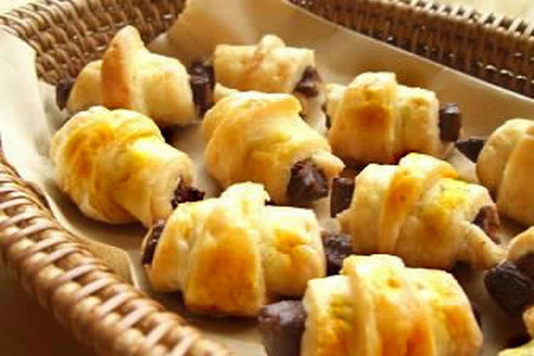 チョコクロワッサン レシピ 作り方 By キャンン クックパッド 簡単おいしいみんなのレシピが358万品