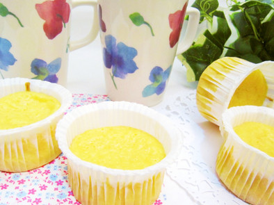 ［バター不使用］杏ジャムカップケーキの写真