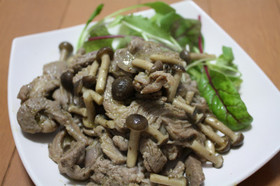 NZ産ラム肉のバジルソテー