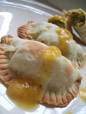 ■チキンとサツマイモのサモサ風■