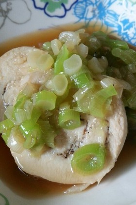 鶏ハムリメイク*ねぎあんかけ