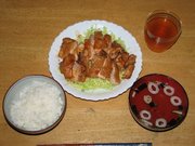 鶏のケチャップ煮の写真