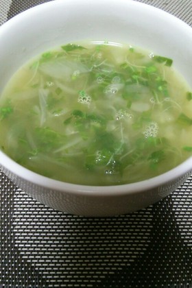 簡単♪セロリのコンソメスープ