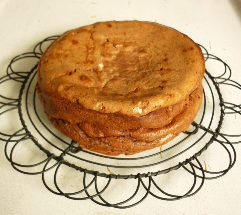 ベイクドチーズケーキ（ココア味）の画像