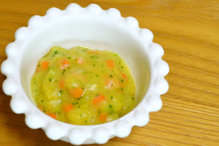 離乳食 中期 野菜たっぷりコーンサラダ レシピ 作り方 By つちかな クックパッド 簡単おいしいみんなのレシピが360万品