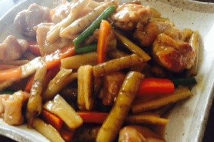 新ごぼうと鶏肉のこっくり煮 レシピ 作り方 By ソラ 彡 クックパッド 簡単おいしいみんなのレシピが352万品