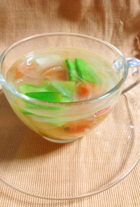 １０分簡単☆応用自在シンプル野菜スープ