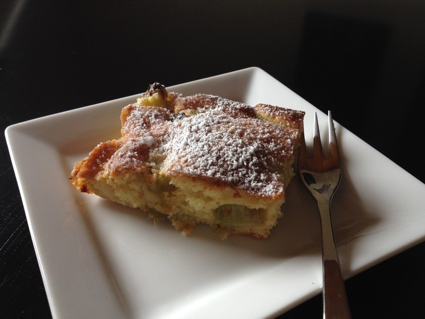 ルバーブケーキのレシピ