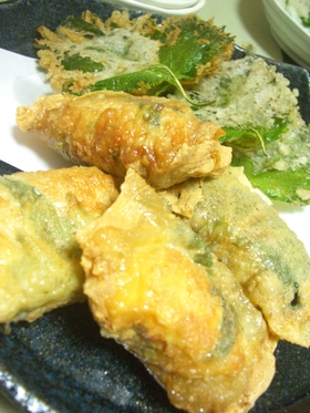 柚子胡椒の風味 ■湯葉の包み揚げ■
