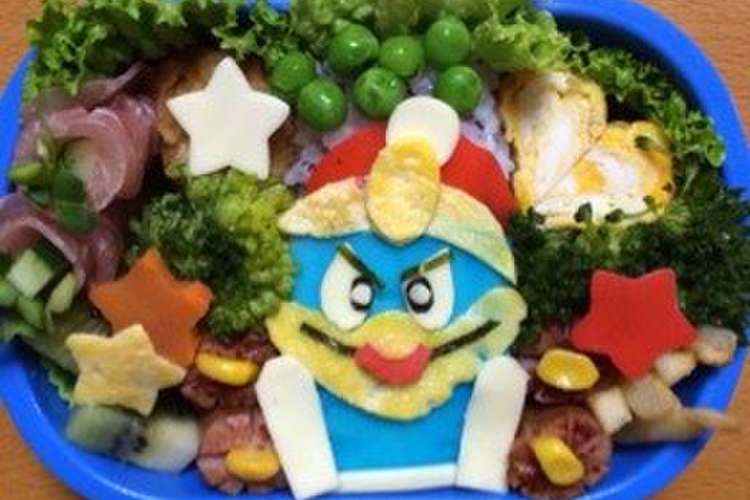 キャラ弁 星のカービィのデデデ大王 レシピ 作り方 By テサぽん クックパッド 簡単おいしいみんなのレシピが354万品
