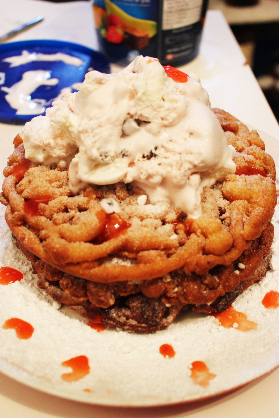 スモアファンネルケーキフライのレシピ