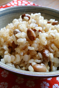 食物繊維た～っぷり！煎り大豆の玄米ごはん