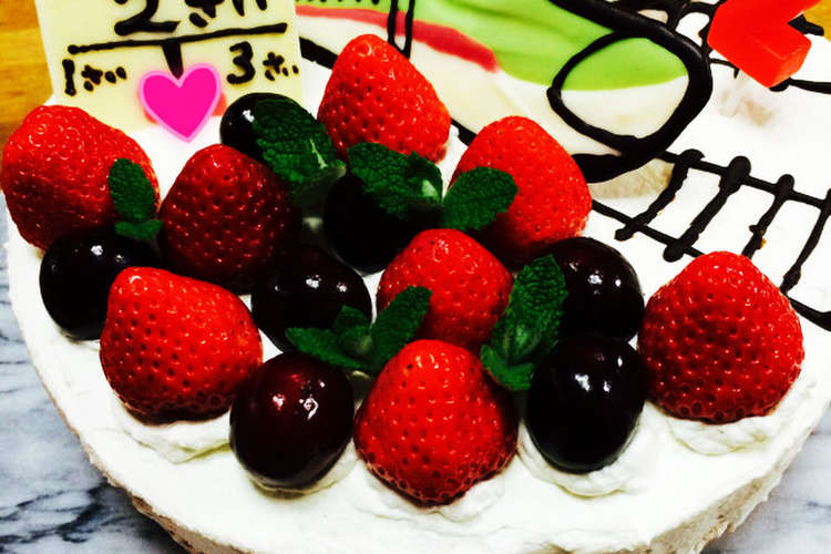 2歳の誕生日 新幹線はやぶさのケーキ レシピ 作り方 By Ponponh クックパッド 簡単おいしいみんなのレシピが376万品