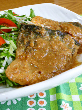 ✤鯖(サバ)の中華風ゴマ味噌焼き✤